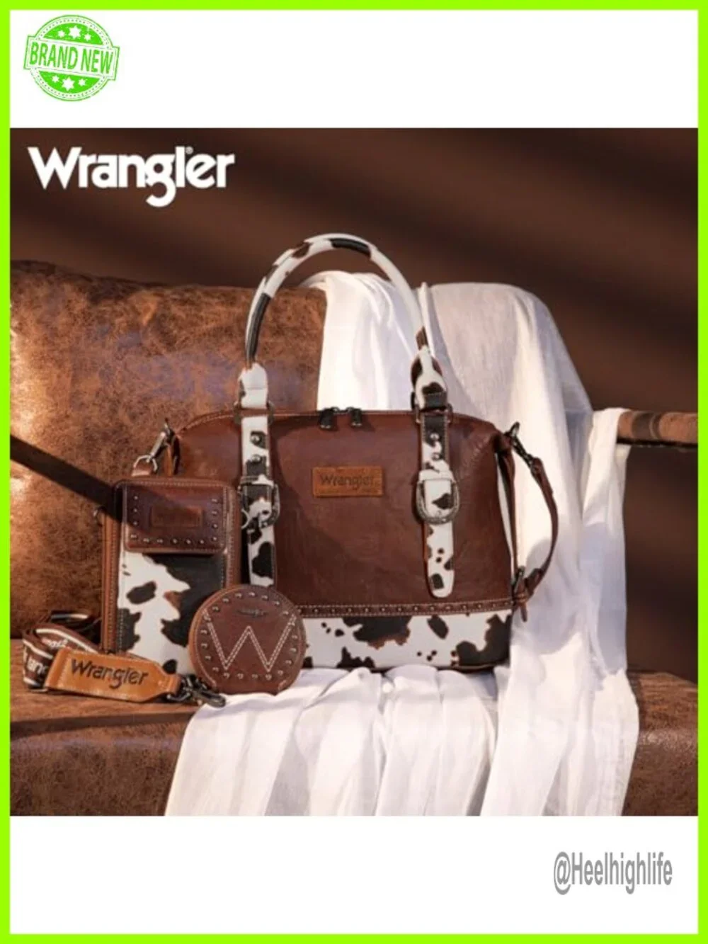 Faux Leather Doctor Bag Set with Crossbody & Coin Purse